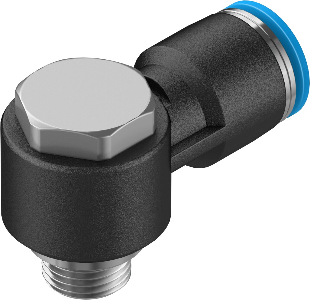Push-in L-fitting