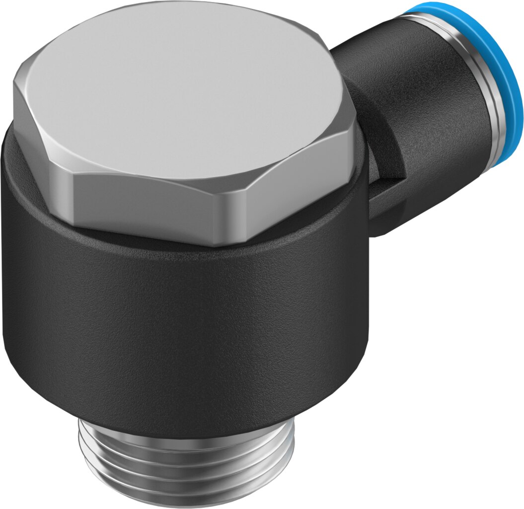 Push-in L-fitting