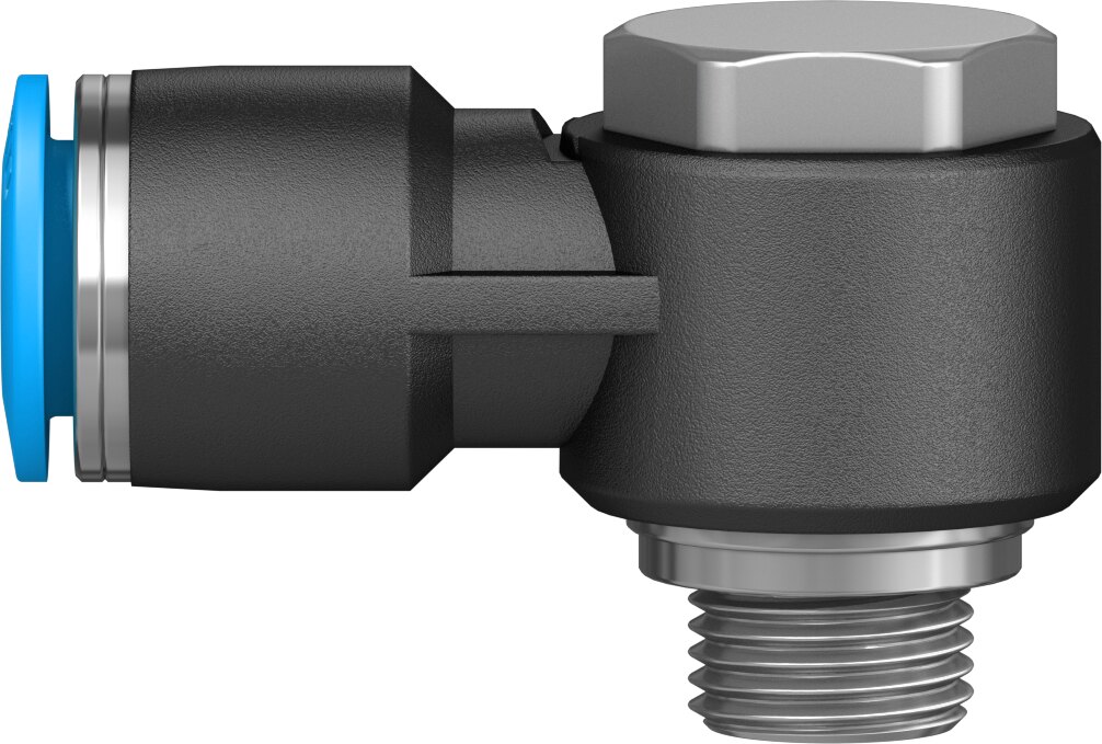 Push-in L-fitting
