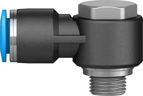 Push-in L-fitting