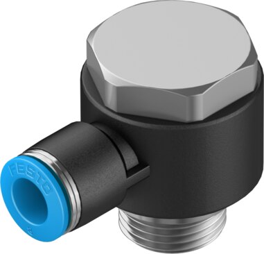 Push-in L-fitting