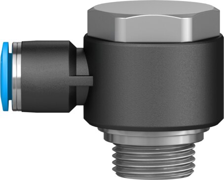 Push-in L-fitting
