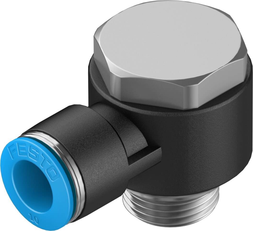 Push-in L-fitting