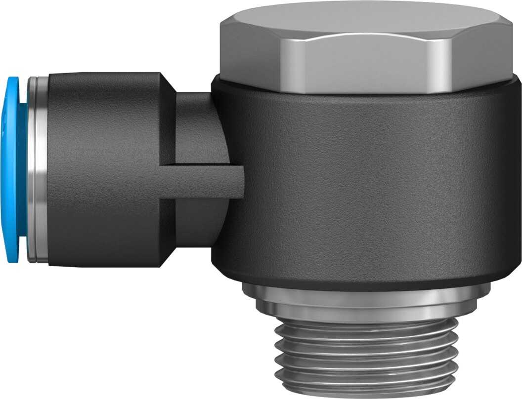 Push-in L-fitting