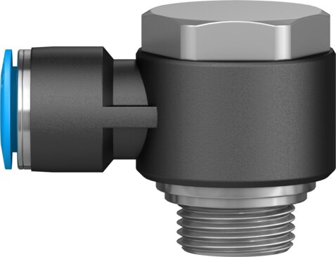 Push-in L-fitting
