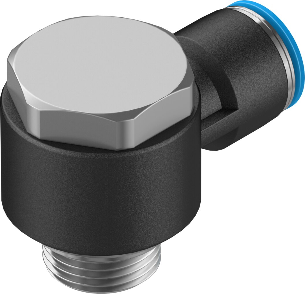 Push-in L-fitting
