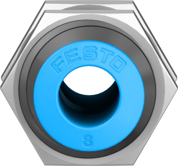 Push-in bulkhead connector