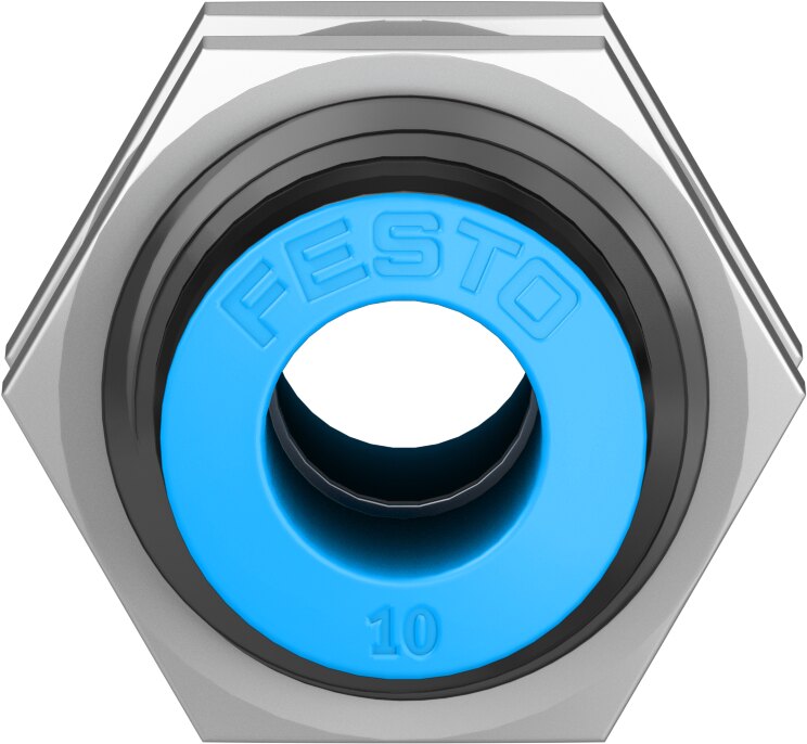Push-in bulkhead connector