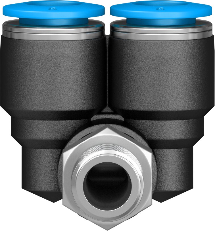 Push-in Y-fitting