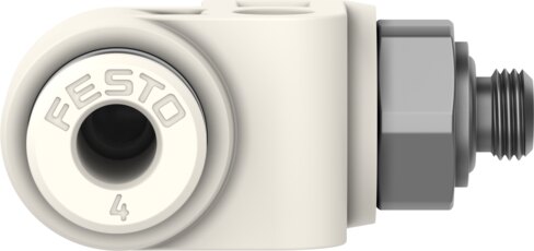 Push-in L-fitting