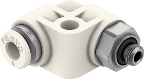 Push-in L-fitting