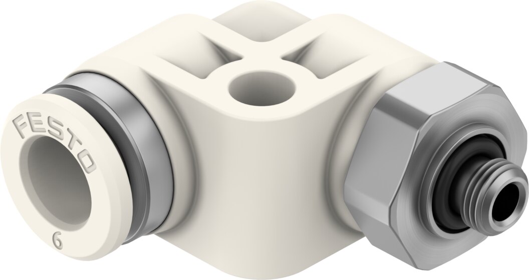 Push-in L-fitting