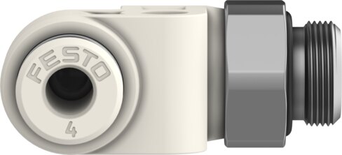 Push-in L-fitting