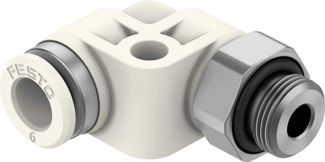 Push-in L-fitting