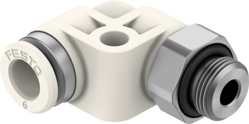 Push-in L-fitting