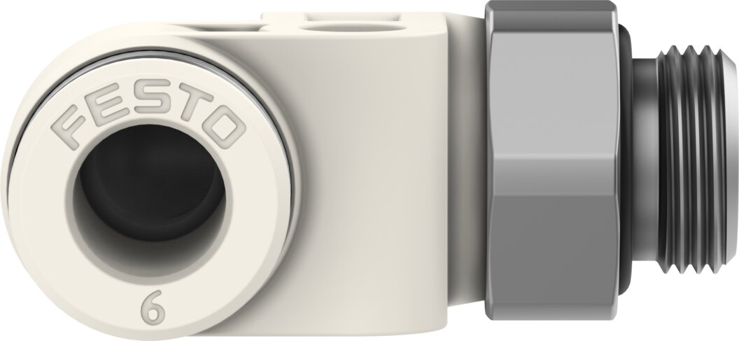 Push-in L-fitting
