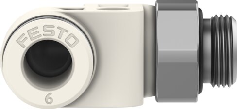 Push-in L-fitting