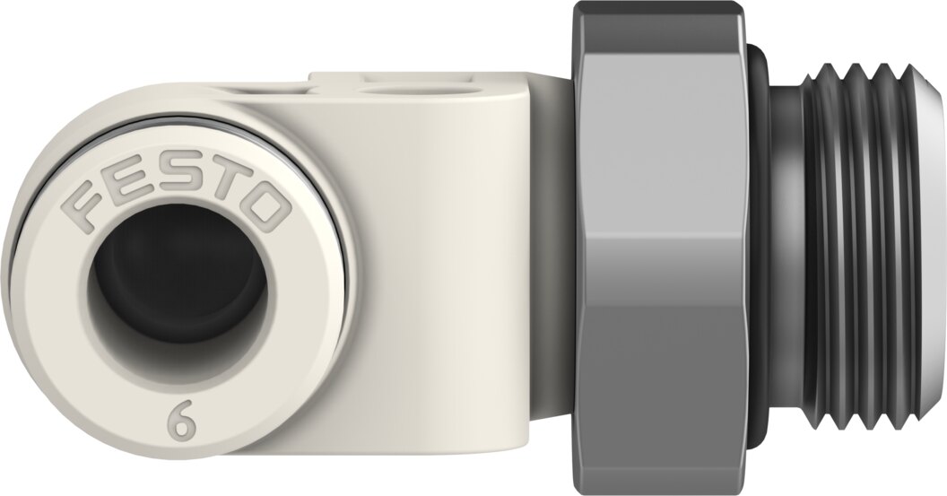 Push-in L-fitting