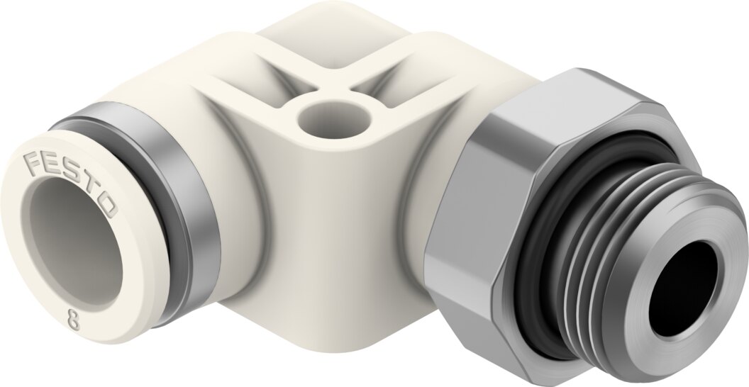 Push-in L-fitting