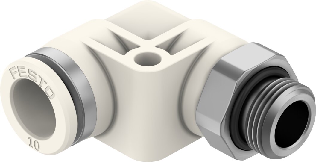 Push-in L-fitting