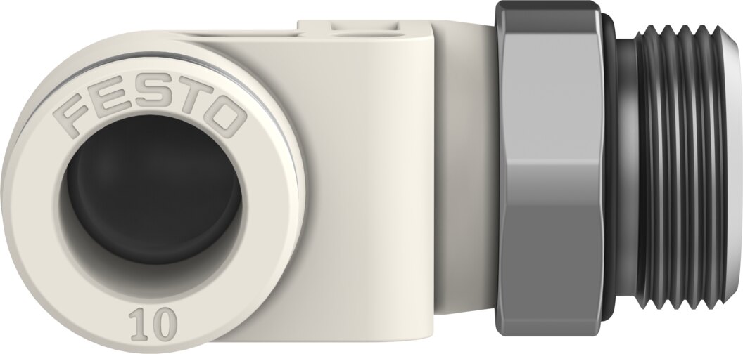 Push-in L-fitting