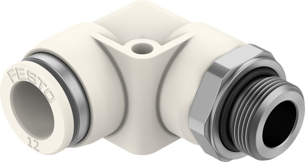 Push-in L-fitting