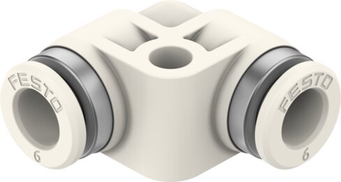 Push-in L-connector