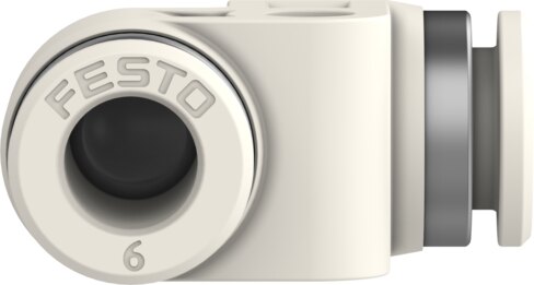 Push-in L-connector