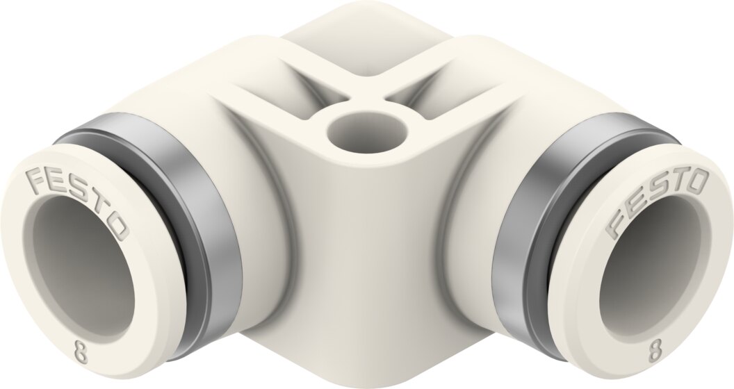 Push-in L-connector
