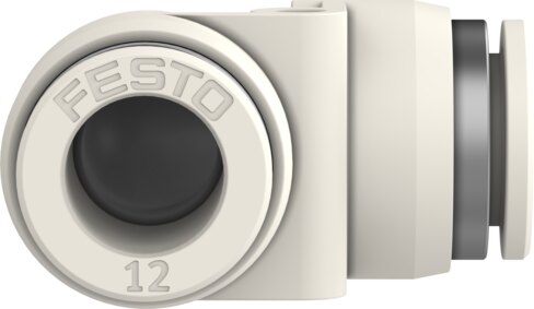 Push-in L-connector