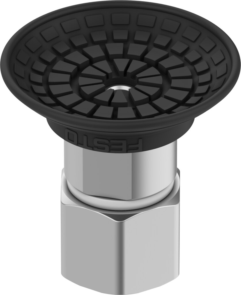 Suction cup with connection