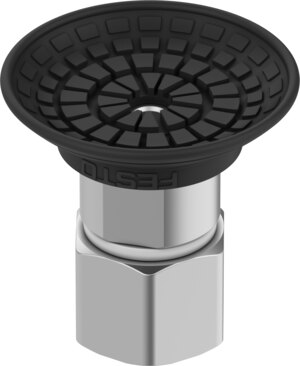 Suction cup with connection