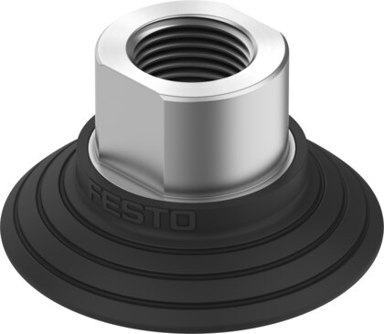 Suction cup with connector