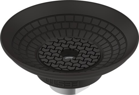 Suction cup with connector