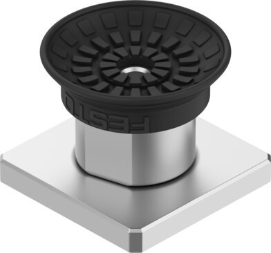 Suction cup with connector