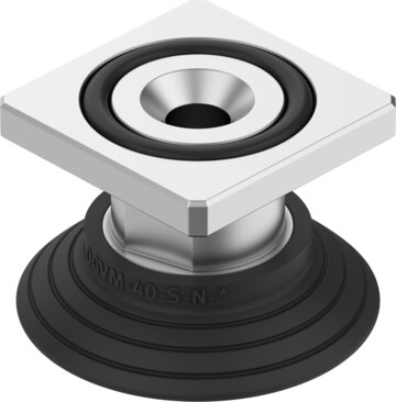 Suction cup with connector