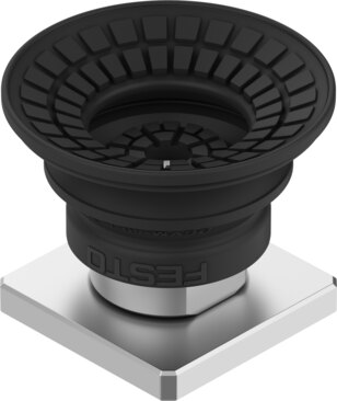 Suction cup with connector