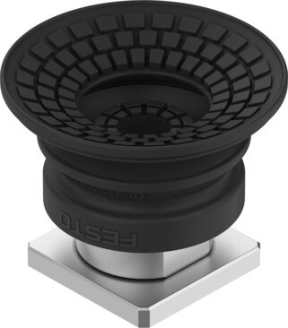 Suction cup with connector