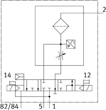 Manifold sub-base for vacuum