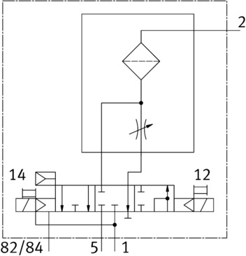 Manifold sub-base for vacuum