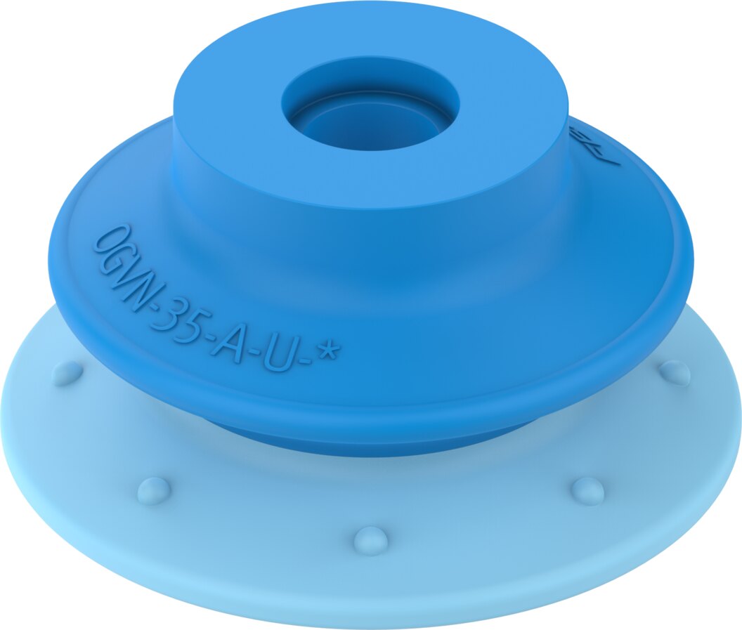 Suction cup with connection