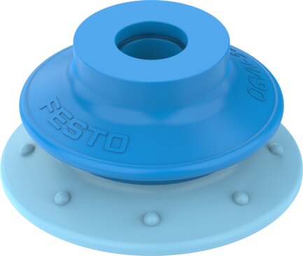 Suction cup with connection