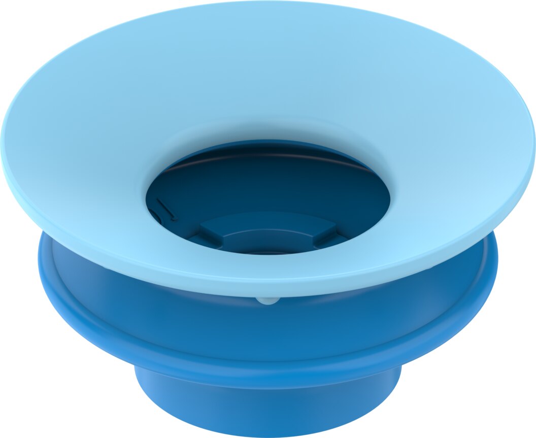 Suction cup with connection