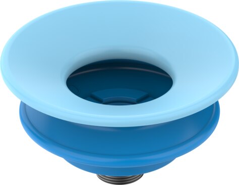 Suction cup with connection