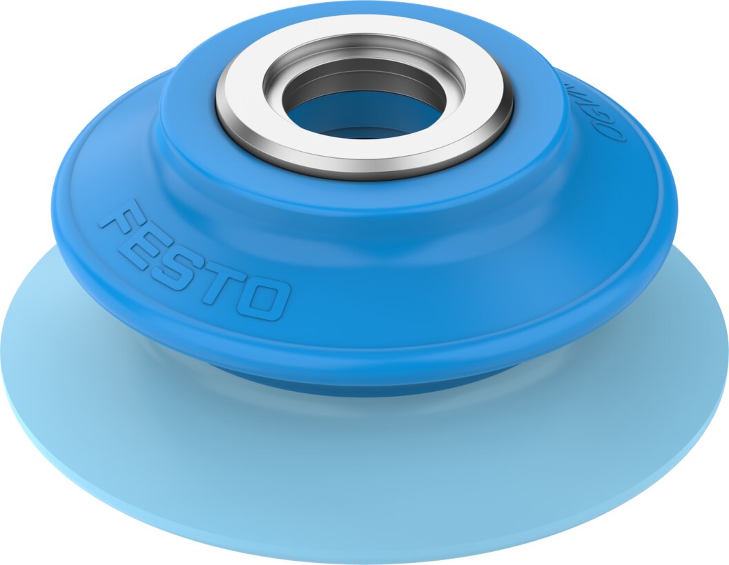 Suction cup with connection