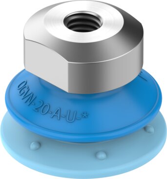 Suction cup with connection