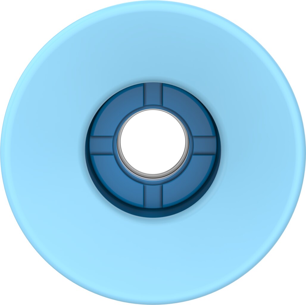 Suction cup with connection