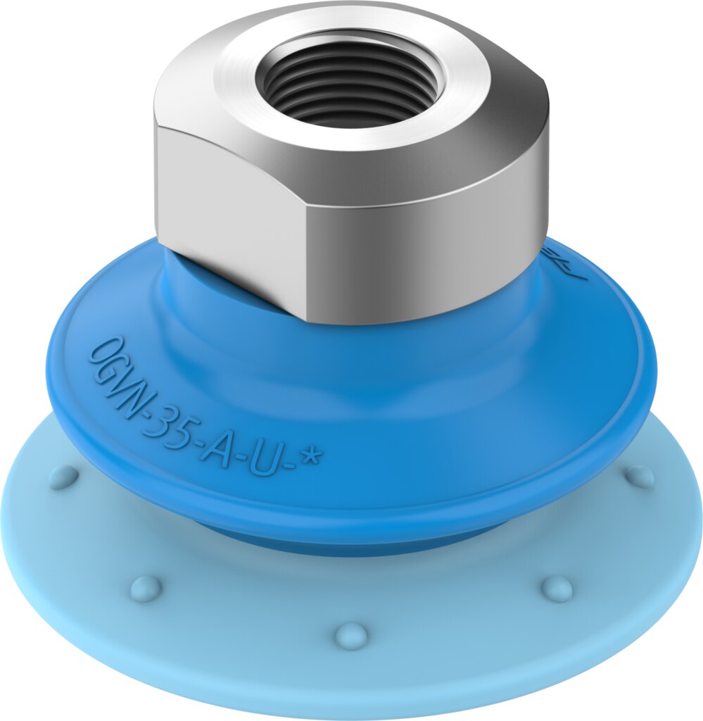 Suction cup with connection