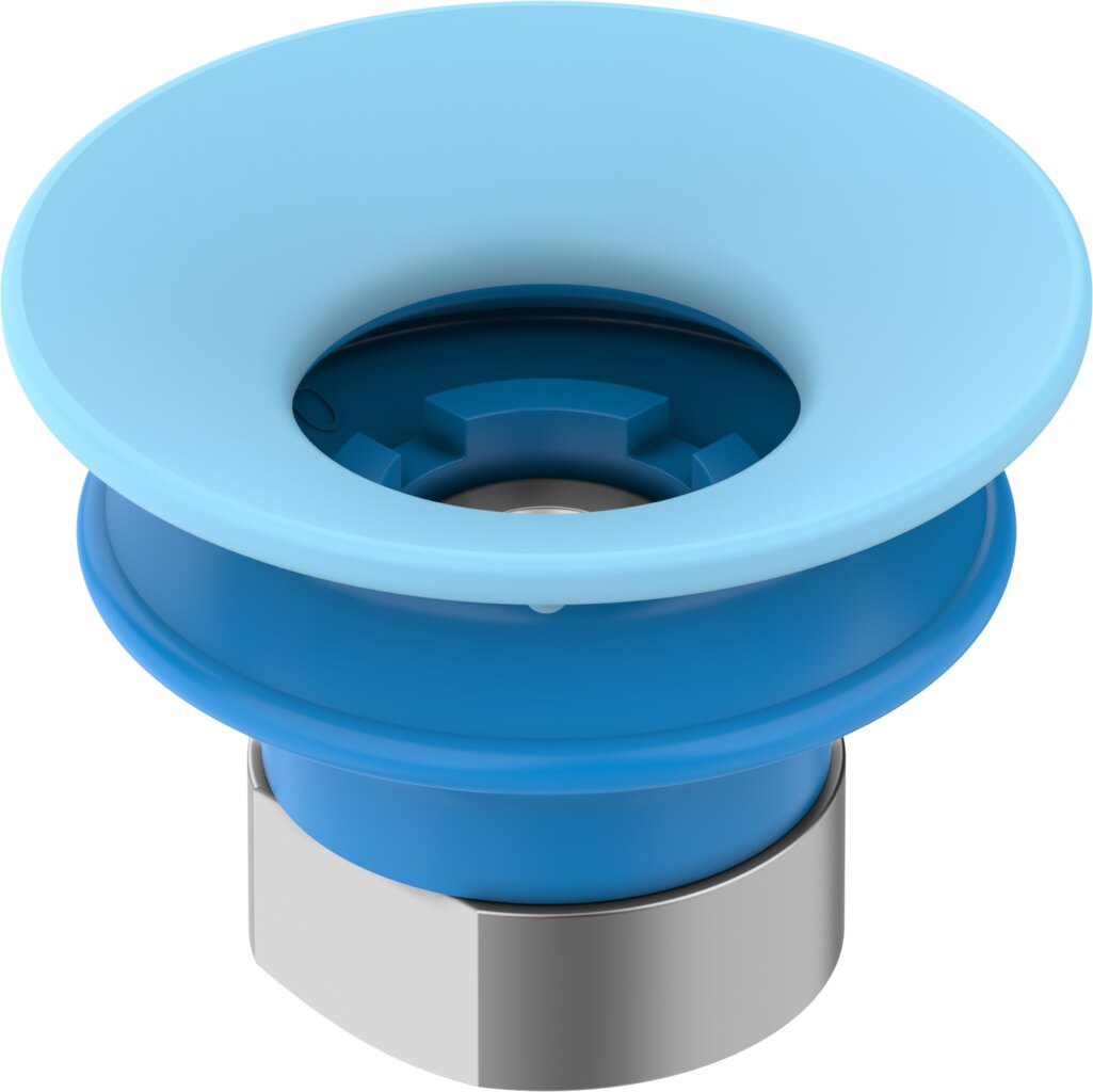 Suction cup with connection
