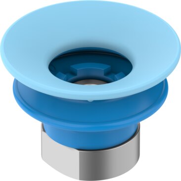 Suction cup with connection